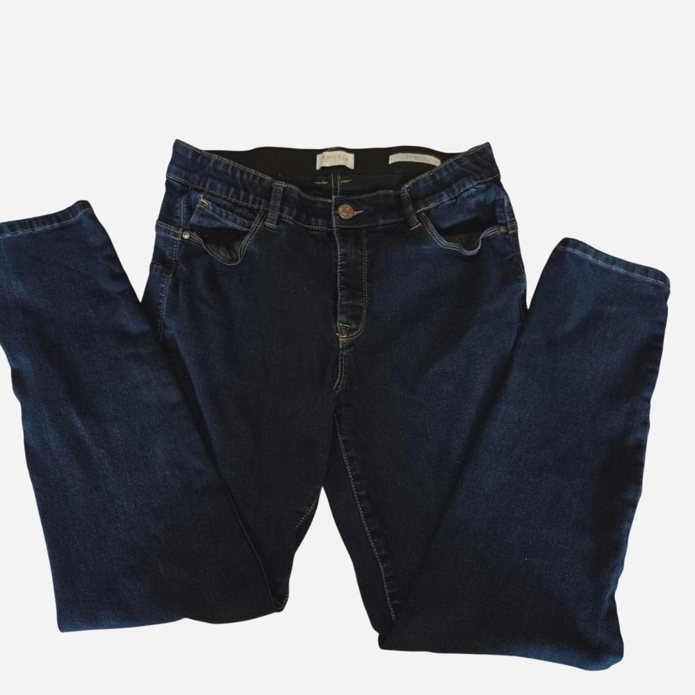 Dark Wash High-Waisted Skinny Jeans